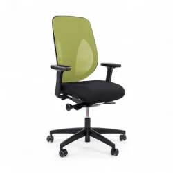Bürostuhl Giroflex 353-4029 ohne Kopfstütze & mit 2D Armlehnen Grün/Schwarz, Neu, Ergonomischer Stuhl - ideal für flexibles Arbeiten