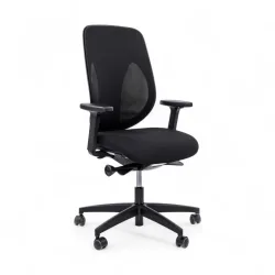 Bürostuhl Giroflex 353-4029 ohne Kopfstütze & mit 2D Armlehnen Schwarz/Schwarz, Neu, Ergonomischer Stuhl - ideal für flexibles Arbeiten