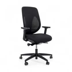 Bürostuhl Giroflex 353-4029 ohne Kopfstütze & mit 2D Armlehnen Schwarz/Schwarz, Neu, Ergonomischer Stuhl - ideal für flexibles Arbeiten