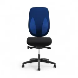 Bürostuhl Giroflex 353-4029 ohne Kopfstütze & ohne Armlehnen Blau/Schwarz, Neu, Ergonomischer Stuhl - ideal für flexibles Arbeiten