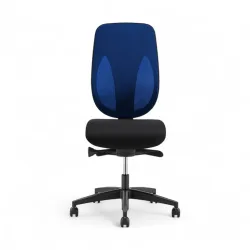 Bürostuhl Giroflex 353-4029 ohne Kopfstütze & ohne Armlehnen Blau/Schwarz, Neu, Ergonomischer Stuhl - ideal für flexibles Arbeiten