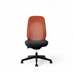 Drehstuhl Giroflex 40-4049 ohne Armlehnen, Orange/Schwarz, Neu, Ergonomischer Stuhl - ideal für flexibles Arbeiten