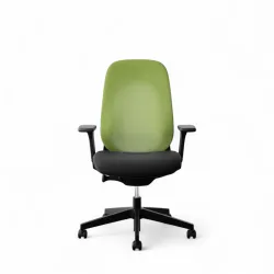 Drehstuhl Giroflex 40-4049 mit 3D Armlehnen, Grün/Schwarz, Neu, Ergonomischer Stuhl - ideal für flexibles Arbeiten