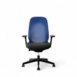 Drehstuhl Giroflex 40-4049 mit 3D Armlehnen, Blau/Schwarz, Neu, Ergonomischer Stuhl - ideal für flexibles Arbeiten