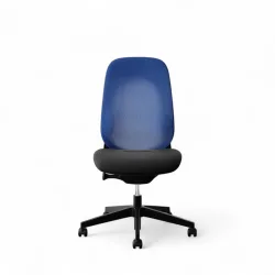 Drehstuhl Giroflex 40-4049 ohne Armlehnen, Blau/Schwarz, Neu, Ergonomischer Stuhl - ideal für flexibles Arbeiten