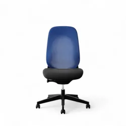 Drehstuhl Giroflex 40-4049 ohne Armlehnen, Blau/Schwarz, Neu, Ergonomischer Stuhl - ideal für flexibles Arbeiten
