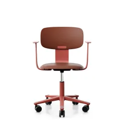 Arbeitsstuhl HAG Tion 2100 mit Fixarmlehnen, Braun, Neu, Ergonomischer Stuhl - ideal für flexibles Arbeiten