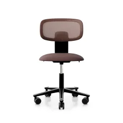 Arbeitsstuhl HAG Tion 2340 Mesh ohne Armlehnen, Braun/Schwarz, Neu, Ergonomischer Stuhl - ideal für flexibles Arbeiten