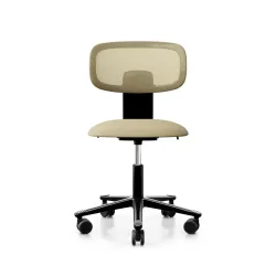 Arbeitsstuhl HAG Tion 2340 Mesh ohne Armlehnen, Gelb/Schwarz, Neu, Ergonomischer Stuhl - ideal für flexibles Arbeiten