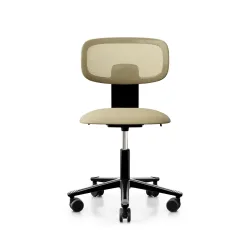 Arbeitsstuhl HAG Tion 2340 Mesh ohne Armlehnen, Gelb/Schwarz, Neu, Ergonomischer Stuhl - ideal für flexibles Arbeiten