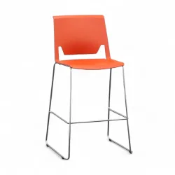 Barhocker Haworth Comforto Very, Rot ohne Armlehnen, Neu, Tresenhocker - Praktisch & Komfortabel