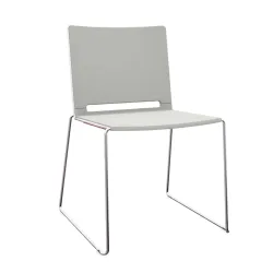 Kufenstühle IBEBI Multi Grau ohne Armlehnen, Neu - Komfortables Sitzen
