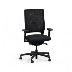 Bürodrehstuhl Klöber Mera 84 mit 2D Armlehnen, Schwarz, Neu, Ergonomischer Stuhl - ideal für flexibles Arbeiten