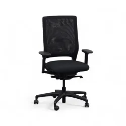 Bürodrehstuhl Klöber Mera 84 mit 2D Armlehnen, Schwarz, Neu, Ergonomischer Stuhl - ideal für flexibles Arbeiten