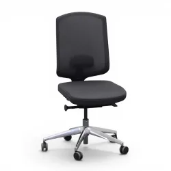 Bürodrehstuhl Mdd SAVA ohne Armlehnen, Anthrazit, Neu, Ergonomischer Stuhl - ideal für flexibles Arbeiten