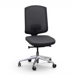 Bürodrehstuhl Mdd SAVA ohne Armlehnen, Anthrazit, Neu, Ergonomischer Stuhl - ideal für flexibles Arbeiten