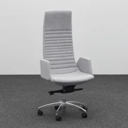 Bürodrehstuhl Narbutas North Cape mit Fixarmlehnen, Grau, Neu, Ergonomischer Stuhl - ideal für flexibles Arbeiten