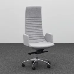 Bürodrehstuhl Narbutas North Cape mit Fixarmlehnen, Grau, Neu, Ergonomischer Stuhl - ideal für flexibles Arbeiten