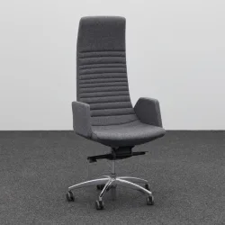 Bürodrehstuhl Narbutas North Cape mit Fixarmlehnen, Anthrazit, Neu, Ergonomischer Stuhl - ideal für flexibles Arbeiten