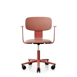 Arbeitsstuhl HAG Tion 2100 mit Fixarmlehnen, Rosa, Neu, Ergonomischer Stuhl - ideal für flexibles Arbeiten