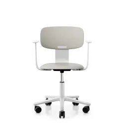 Arbeitsstuhl HAG Tion 2100 mit Fixarmlehnen, Weiss, Neu, Ergonomischer Stuhl - ideal für flexibles Arbeiten