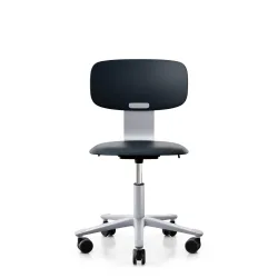 Arbeitsstuhl HAG Tion 2100 ohne Armlehnen, Dunkelblau, Neu, Ergonomischer Stuhl - ideal für flexibles Arbeiten