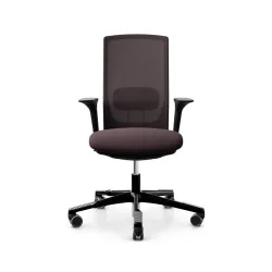 Bürodrehstuhl HAG Futu Mesh 1100-S mit 2D Armlehnen, Violett, Neu, Ergonomischer Stuhl - ideal für flexibles Arbeiten