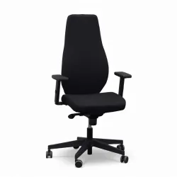 Bürodrehstuhl Nowy Styl Bjarg mit 3D Armlehnen, Schwarz, Neu, Ergonomischer Stuhl - ideal für flexibles Arbeiten