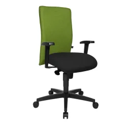 Bürostuhl Topstar Commander mit 1D Armlehnen, Grün, Neu, Ergonomischer Stuhl - ideal für flexibles Arbeiten