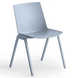 Besucherstuhl Gaber Jubel IV Blau ohne Armlehnen, Neu – Perfekt für Büro und Empfang