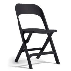 Outdoorstühle Gaber Flap Schwarz ohne Armlehnen, Neu - Perfekt für komfortables Sitzen