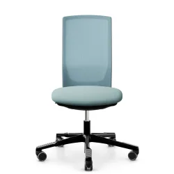 Bürodrehstuhl HAG Futu Mesh 1100-S ohne Armlehnen, Hellblau, Neu, Ergonomischer Stuhl - ideal für flexibles Arbeiten
