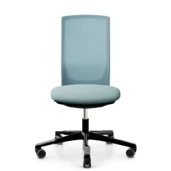 Bürodrehstuhl HAG Futu Mesh 1100-S ohne Armlehnen, Hellblau, Neu, Ergonomischer Stuhl - ideal für flexibles Arbeiten