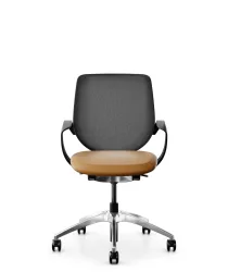 Bürostuhl Giroflex 313-4039 mit Fixarmlehnen, Braun, Neu, Ergonomischer Stuhl - ideal für flexibles Arbeiten