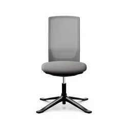 Konferenzstuhl HAG Futu Mesh Communication 1102-S ohne Armlehnen, Grau, Neu - Ergonomisch & Höhenverstellbar