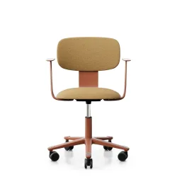 Bürodrehstuhl HAG Tion 2160 mit Fixarmlehnen, Gelb, Neu, Ergonomischer Stuhl - ideal für flexibles Arbeiten