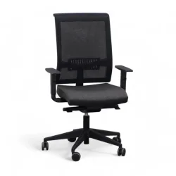 Bürodrehstuhl Narbutas EVA.II mit 1D Armlehnen, Anthrazit, Neu, Ergonomischer Stuhl - ideal für flexibles Arbeiten