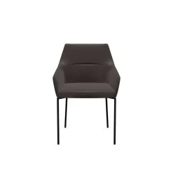 Besucherstühle Profim Chic 20H Braun/Schwarz mit Fixarmlehnen, Neu – Perfekt für Büro und Empfang