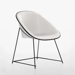 Konferenzstühle Plank Cup Weiss/Weiss ohne Armlehnen, Neu - Komfortables Sitzen