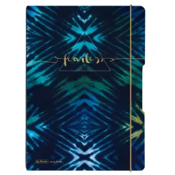 HERLITZ Notizheft A4, 80 g/m2 50044368 New Batik Fearless kar./lin.