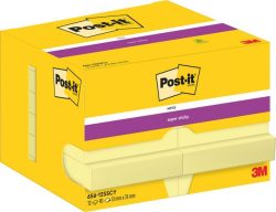 POST-IT Super Sticky Notes 47.6x73mm 656-12SSCY Gelb 12x90 Blatt