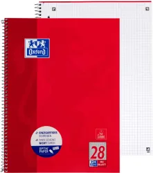 OXFORD School Collegeblock A4+ 400061038 kariert 5mm, 80 Blatt 3 Stk