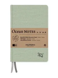 AURORA OCEAN NOTES A5 2396RTG gr&uuml;n, liniert 192 Seiten