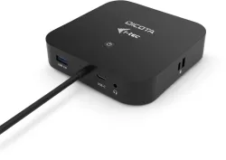 DICOTA USB-C 11in1 Docking Station D31949 5K HDMI/DP PD 100W black