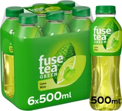 FUSE TEA Green Tea Lime & Mint, Pet 129400001599 50 cl, 6 Stk.