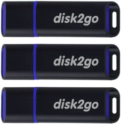 DISK2GO USB-Stick passion 32GB 30006500 USB 2.0 triple pack