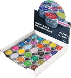 COLOP Woodies Display Stempelkissen 151354 25 St&uuml;ck