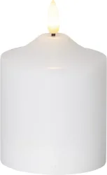 STAR TRADING LED Kerze Flamme 12cm 12.064-07 weiss