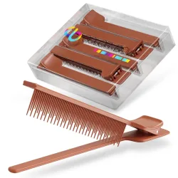 ColorBow Clip Comb Brown 5 Stk.