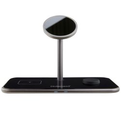 INTENSO Magnetic Wl Charg. Stand MB13 7410810 MagSafe comp., 3 in 1 black
